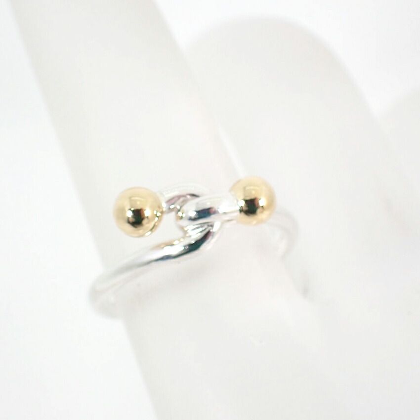 Tiffany & Co 925 750 Love Knot Ring — view 7