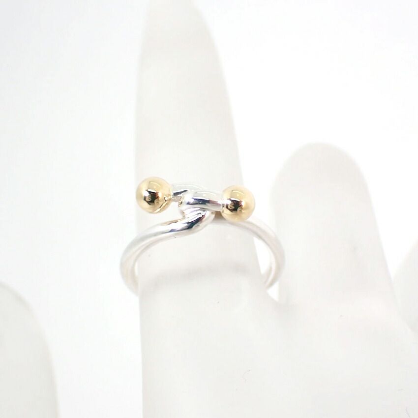 Tiffany & Co 925 750 Love Knot Ring — view 8