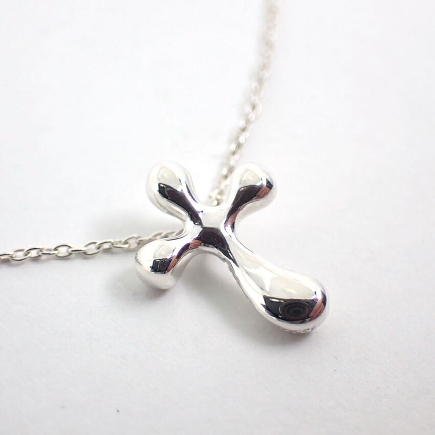 Tiffany & Co 925 Small Cross Pendant Necklace — view 7
