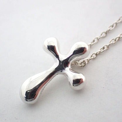 Tiffany & Co 925 Small Cross Pendant Necklace — view 6