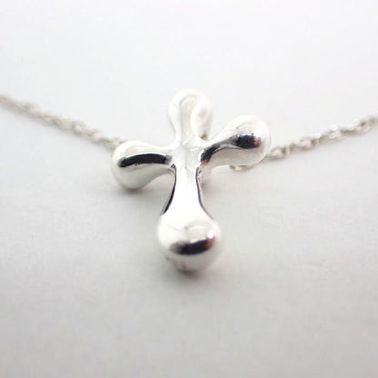 Tiffany & Co 925 Small Cross Pendant Necklace — view 8