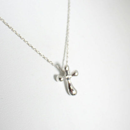 Tiffany & Co 925 Small Cross Pendant Necklace — view 3