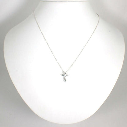 Tiffany & Co 925 Small Cross Pendant Necklace — view 2