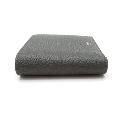 Celine Bifold Wallet Grained Calfskin Gray — view 4