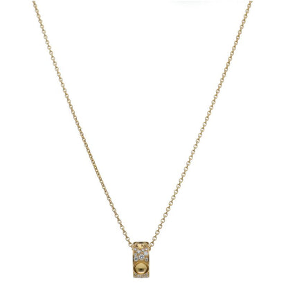 Louis Vuitton Pendentif Empreinte Diamond Necklace 18K Yellow Gold — view 2