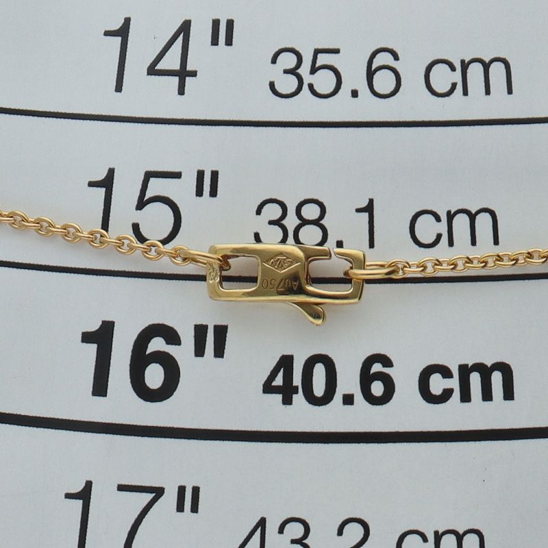 Louis Vuitton Pendentif Empreinte Diamond Necklace 18K Yellow Gold — view 4