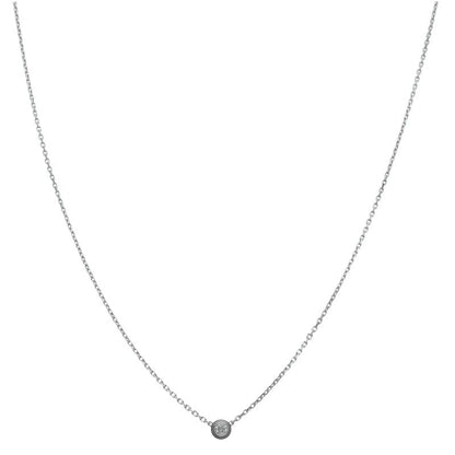 Cartier Diamant Leger Diamond Necklace XS 18K White Gold — view 2