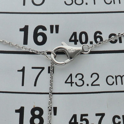 Cartier Diamant Leger Diamond Necklace XS 18K White Gold — view 4