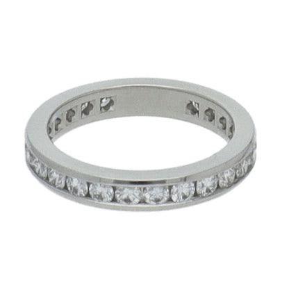 Tiffany & Co Channel Setting Full Eternity Diamond Ring — view 5
