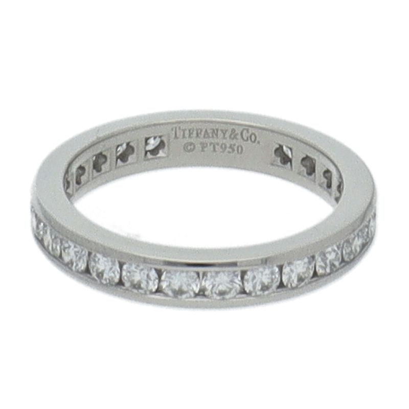 Tiffany & Co Channel Setting Full Eternity Diamond Ring — view 2
