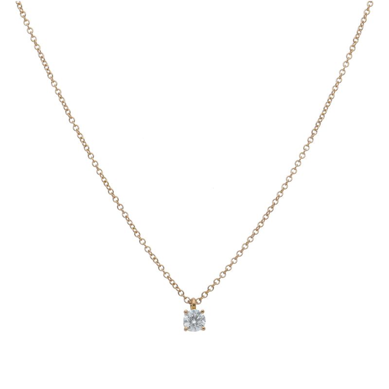 Tiffany & Co Solitaire Diamond Necklace — view 2