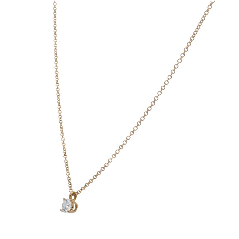 Tiffany & Co Solitaire Diamond Necklace — view 3