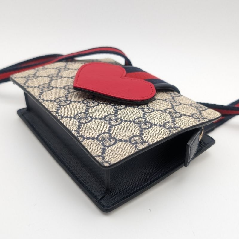 Gucci Children's GG Supreme Sherry Line Shoulder Bag