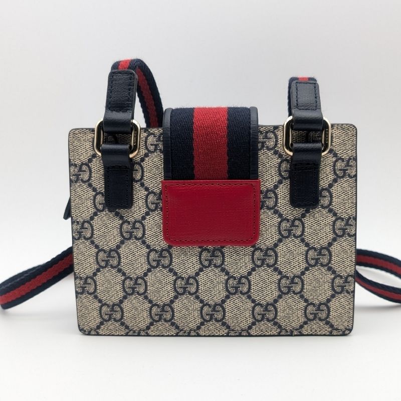 Gucci Children's GG Supreme Sherry Line Shoulder Bag