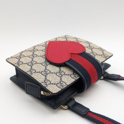 Gucci Children's GG Supreme Sherry Line Shoulder Bag