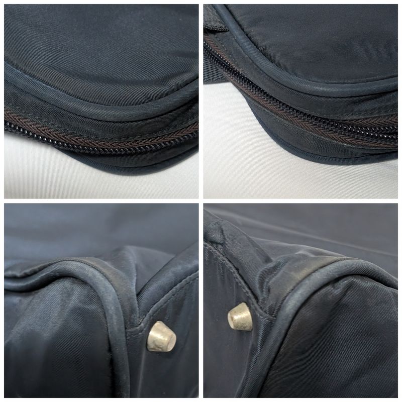 Prada Tessuto Nylon Tote Navy Triangle Logo