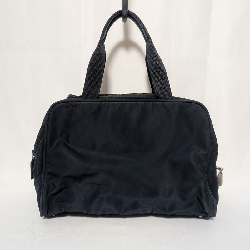 Prada Tessuto Nylon Tote Navy Triangle Logo