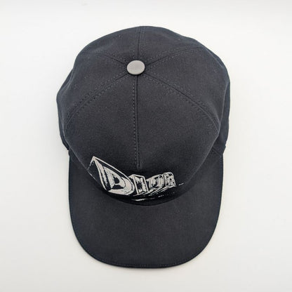 Dior Baseball Cap Black Logo Hat Cotton