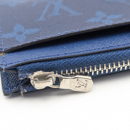 Louis Vuitton Exterior Taigarama Coin Card Holder Cobalt Monogram