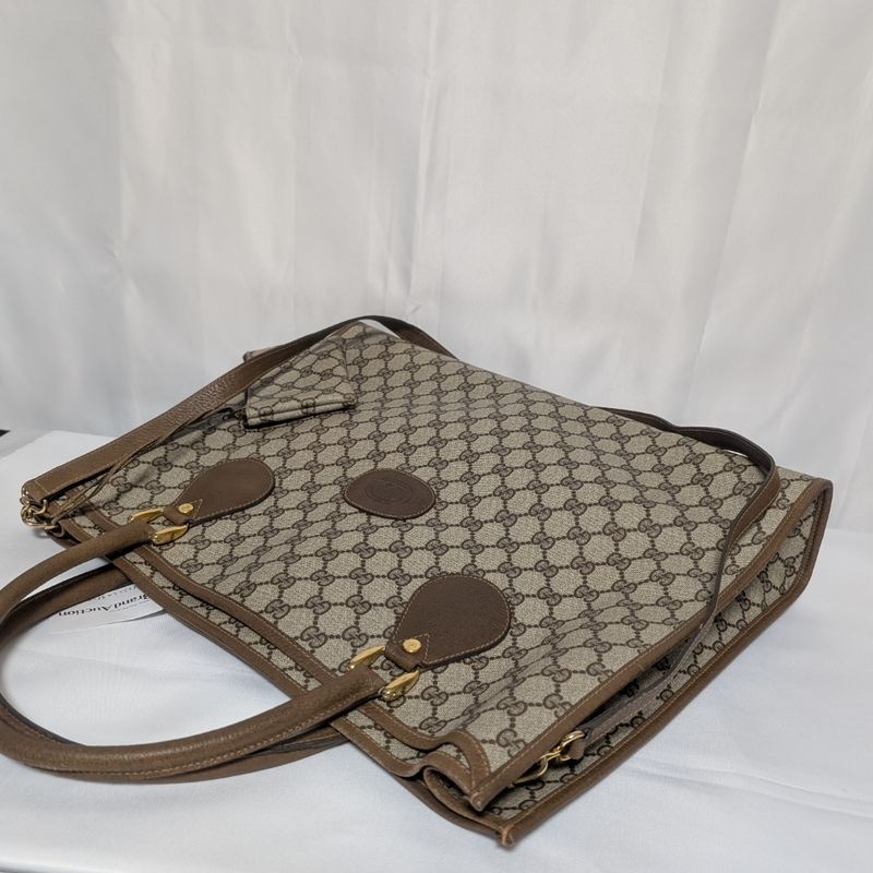Gucci GG Supreme Interlocking 2-Way Handbag