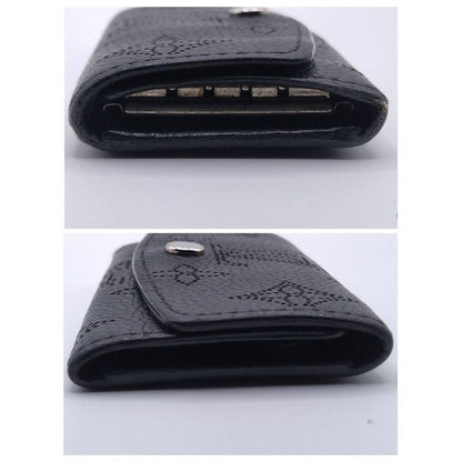 Louis Vuitton Key Case Multicles 4 Mahina Noir Black Key Holder