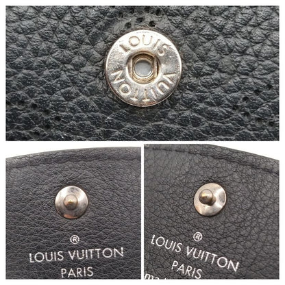 Louis Vuitton Key Case Multicles 4 Mahina Noir Black Key Holder