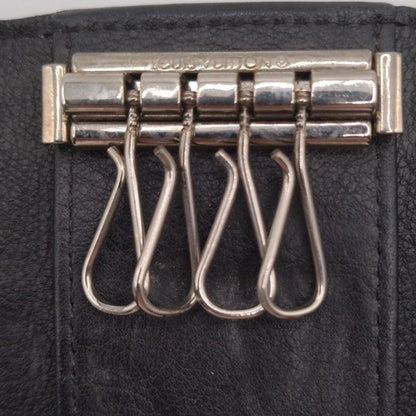 Louis Vuitton Key Case Multicles 4 Mahina Noir Black Key Holder