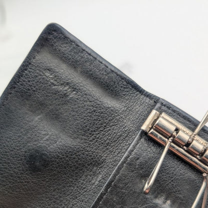 Louis Vuitton Key Case Multicles 4 Mahina Noir Black Key Holder