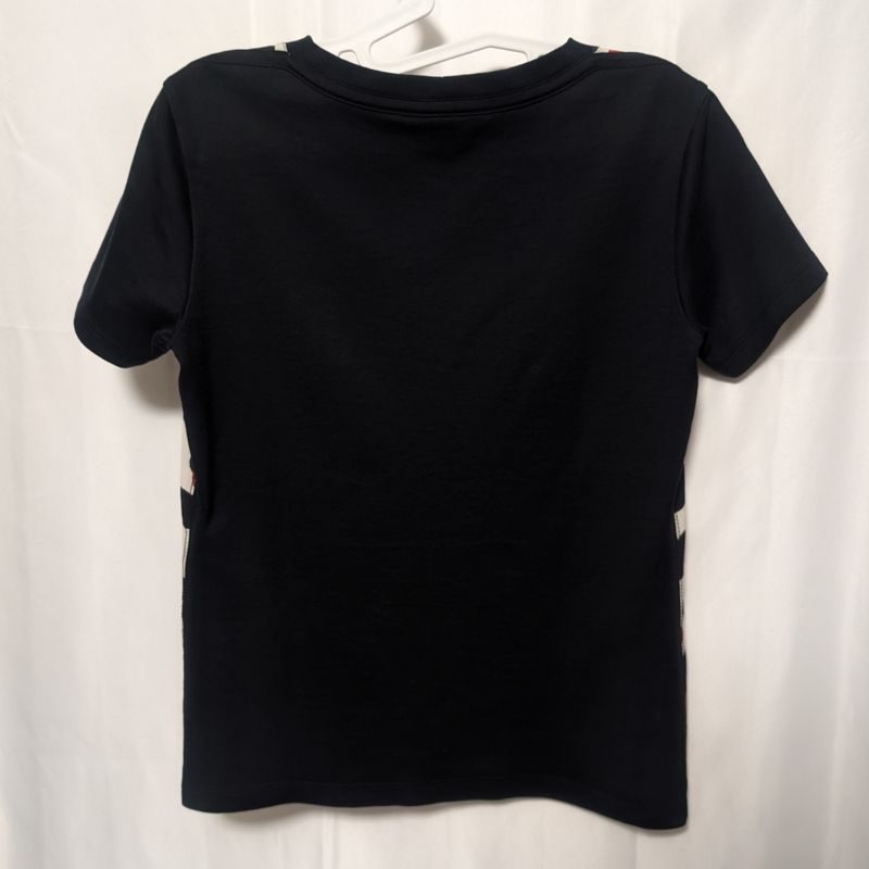 Louis Vuitton T-Shirt Polka Dot Monogram White Black XS