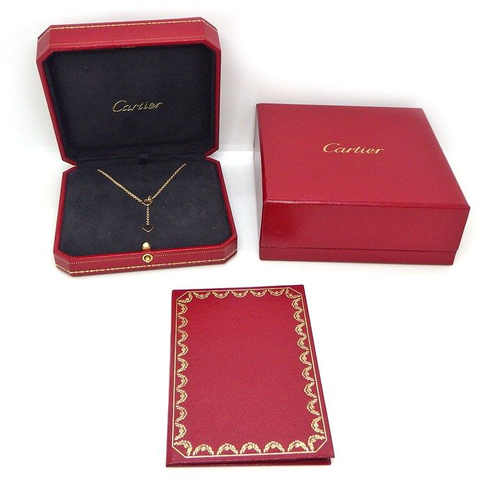 Cartier Necklace Monam le Swing Drop Heart 18K Pink Gold — view 9