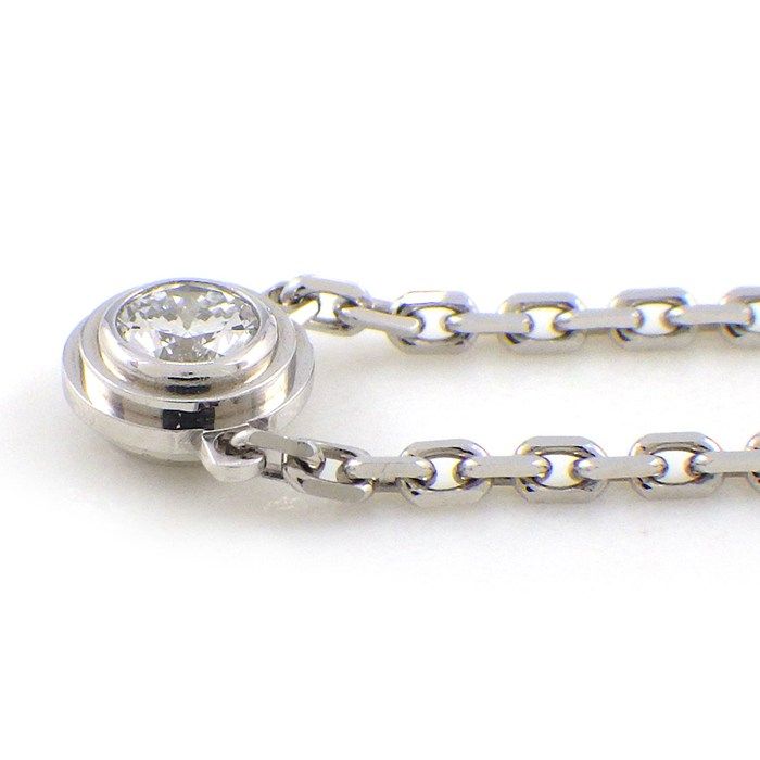 Cartier Necklace Dame le XS Diamant Leger 1 Point Diamond 18K — view 2