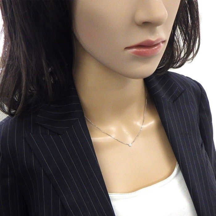 Cartier Necklace Dame le XS Diamant Leger 1 Point Diamond 18K — view 5