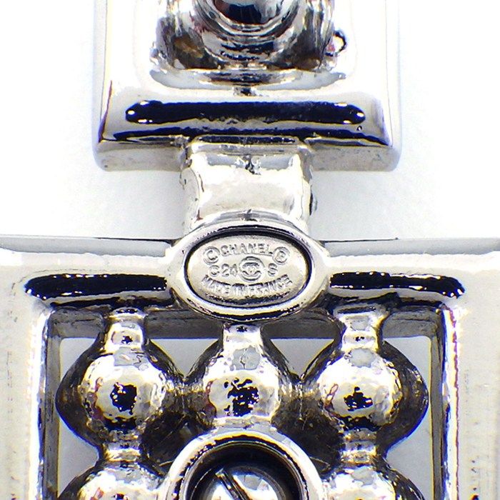 Chanel Earrings CC Logo Cruise Collection Square — view 3