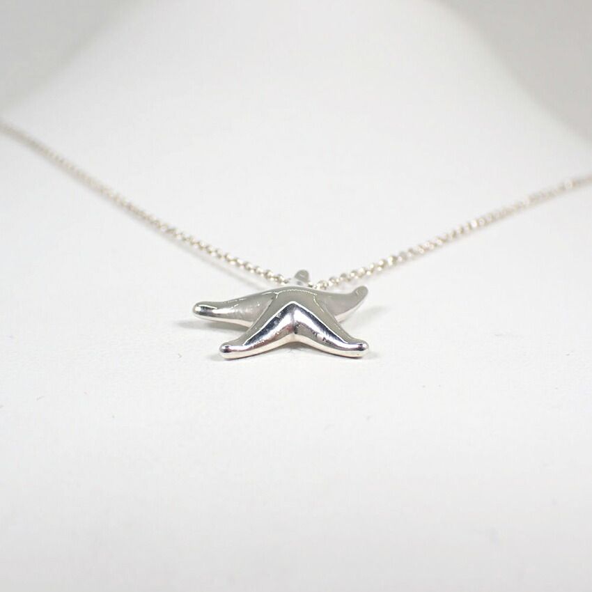Tiffany & Co 925 Star Fish Pendant Necklace — view 4