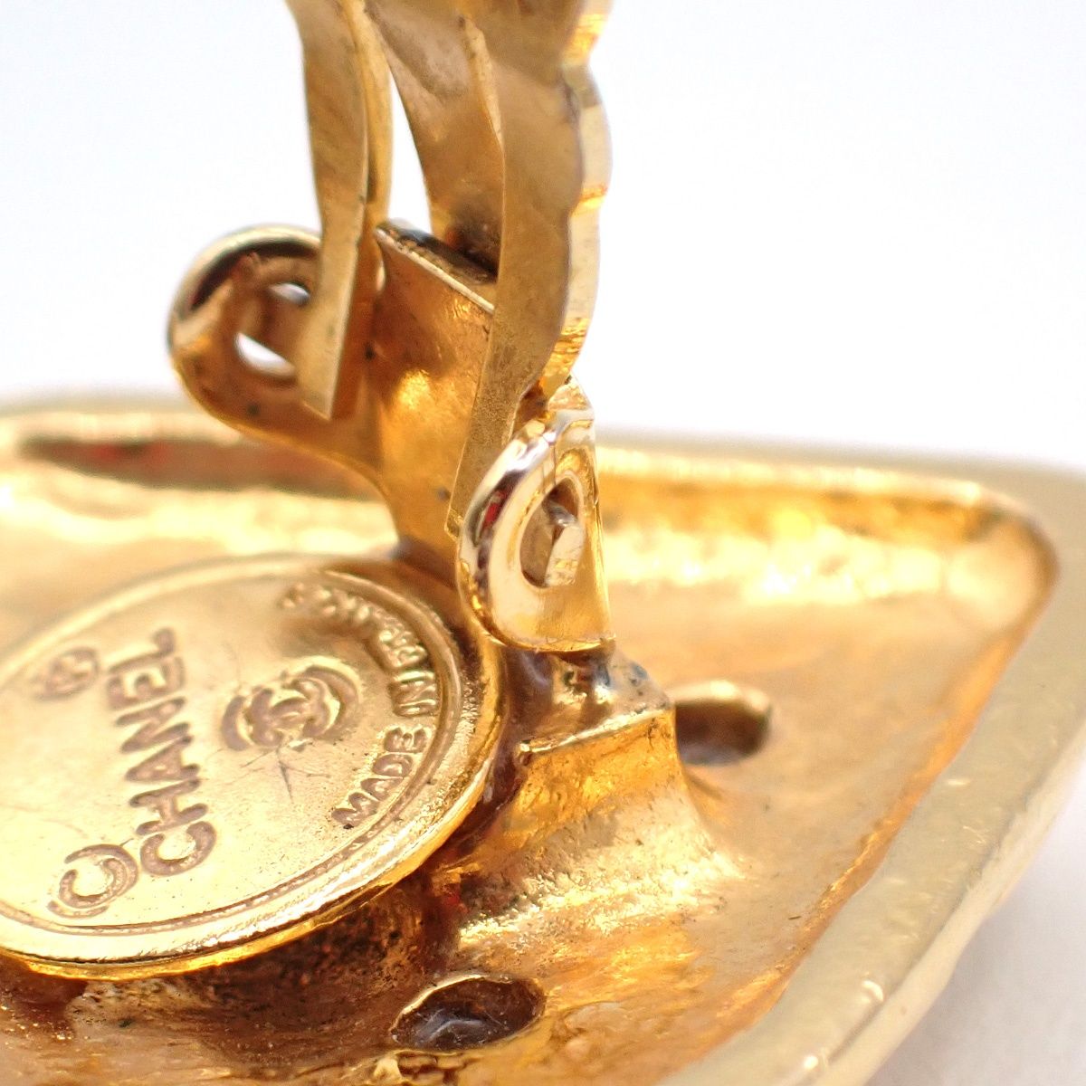 Chanel Earrings Diamond Gold — view 9