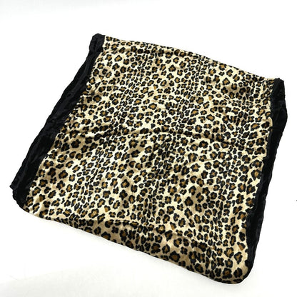 Fendi Shawl Leopard Print Velour Brown Black — view 5