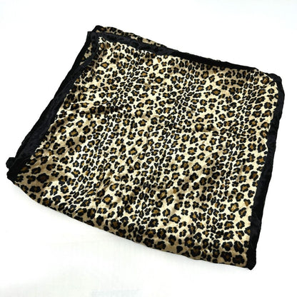 Fendi Shawl Leopard Print Velour Brown Black — view 7