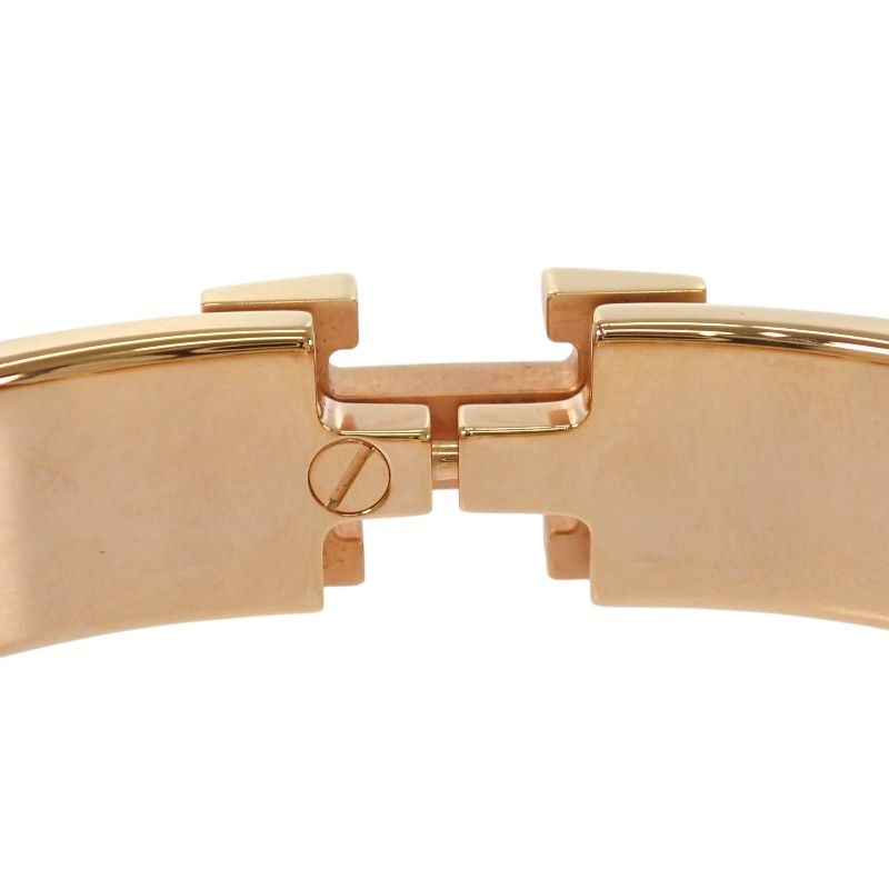 Hermes Enamel Bracelet Click White Gold — view 6
