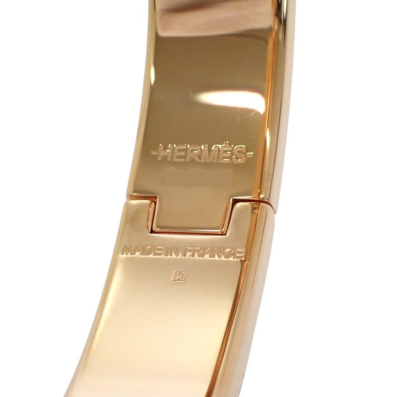 Hermes Enamel Bracelet Click White Gold — view 7