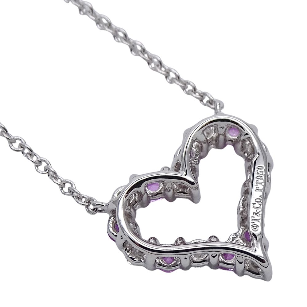 Tiffany & Co Necklace Diamond Pink Saffiano — view 3