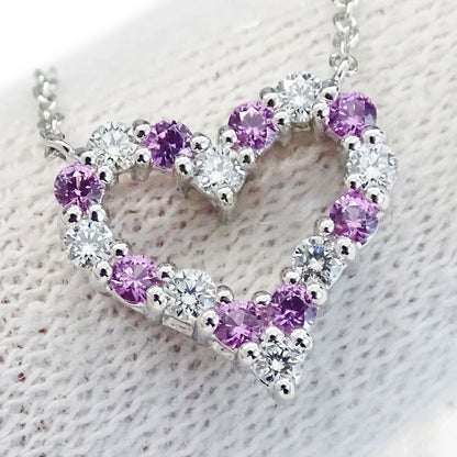 Tiffany & Co Necklace Diamond Pink Saffiano — view 7