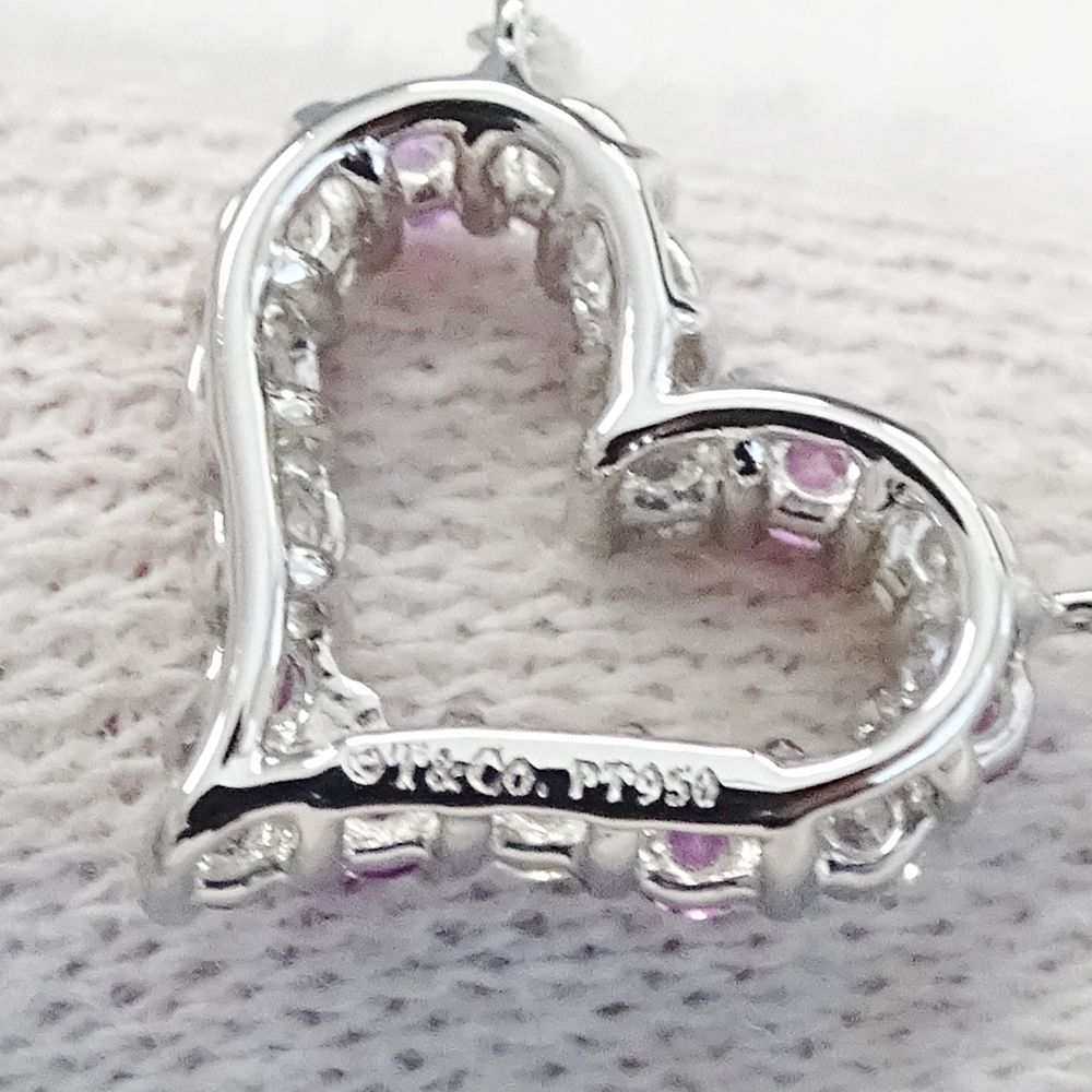 Tiffany & Co Necklace Diamond Pink Saffiano — view 8
