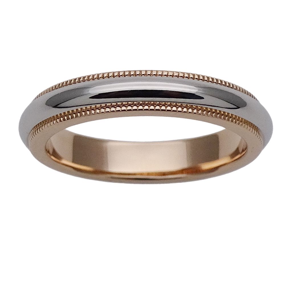 Tiffany & Co Ring Together Milgrain Silver Pink — view 2