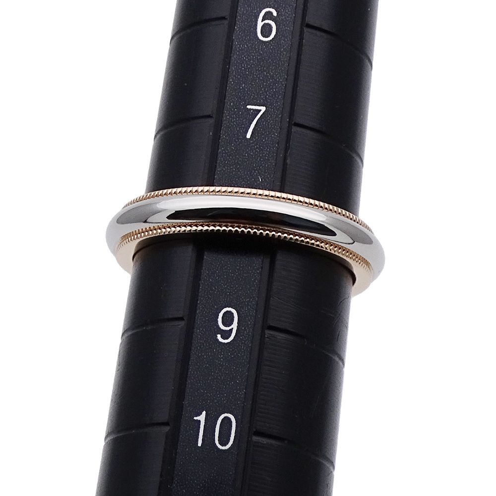 Tiffany & Co Ring Together Milgrain Silver Pink — view 8