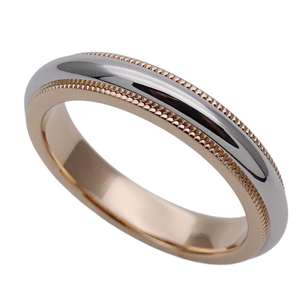 Tiffany & Co Ring Together Milgrain Silver Pink — view 5