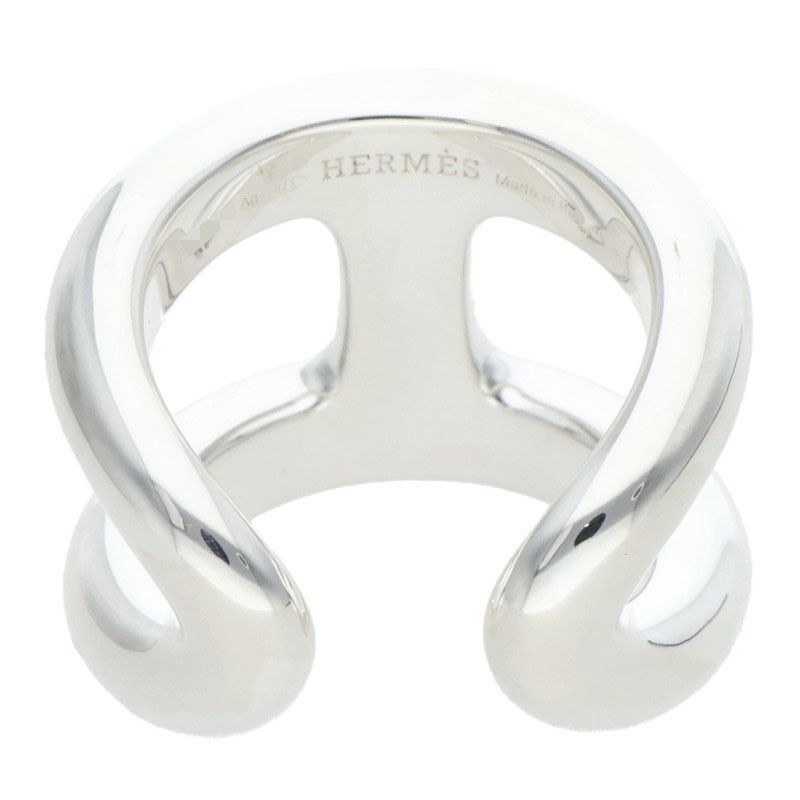 Hermes Osmose GM Silver Ring 49 — view 2