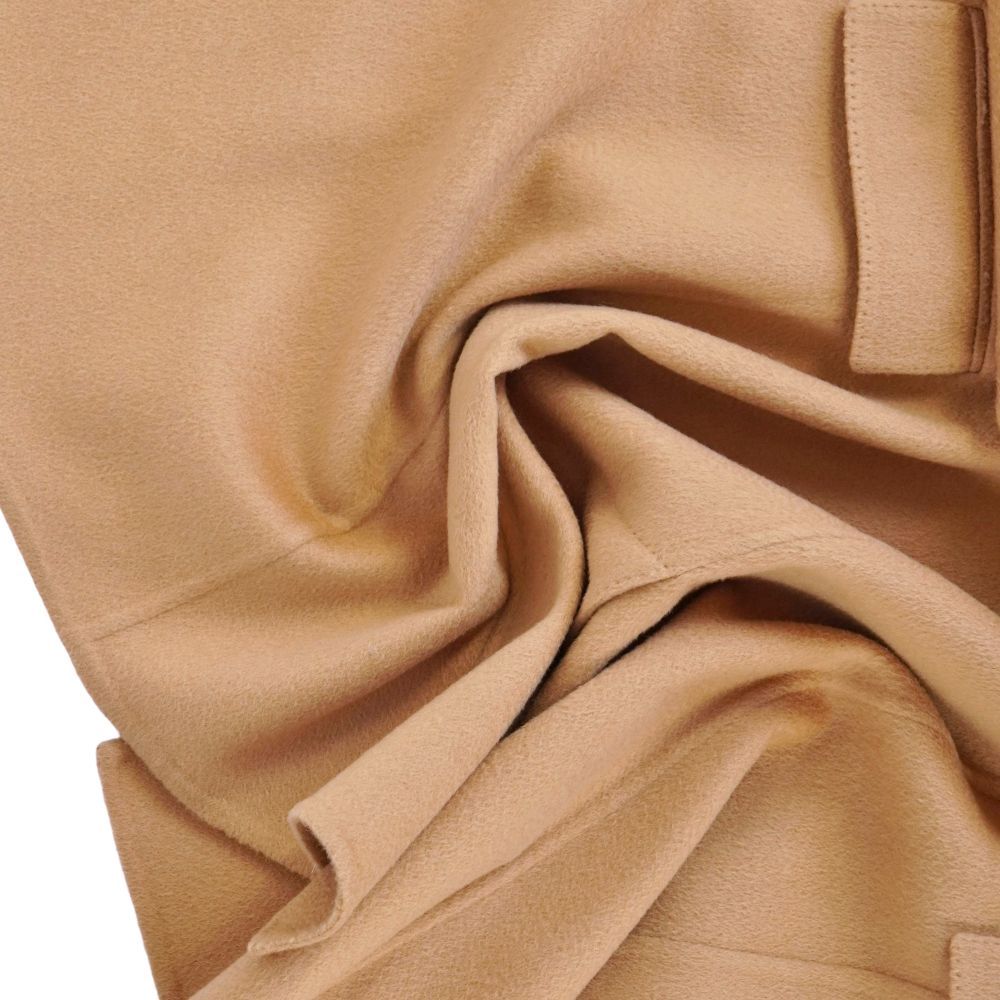 Hermes Coat Gaultier Era Long Double Breasted Camel Brown — view 8
