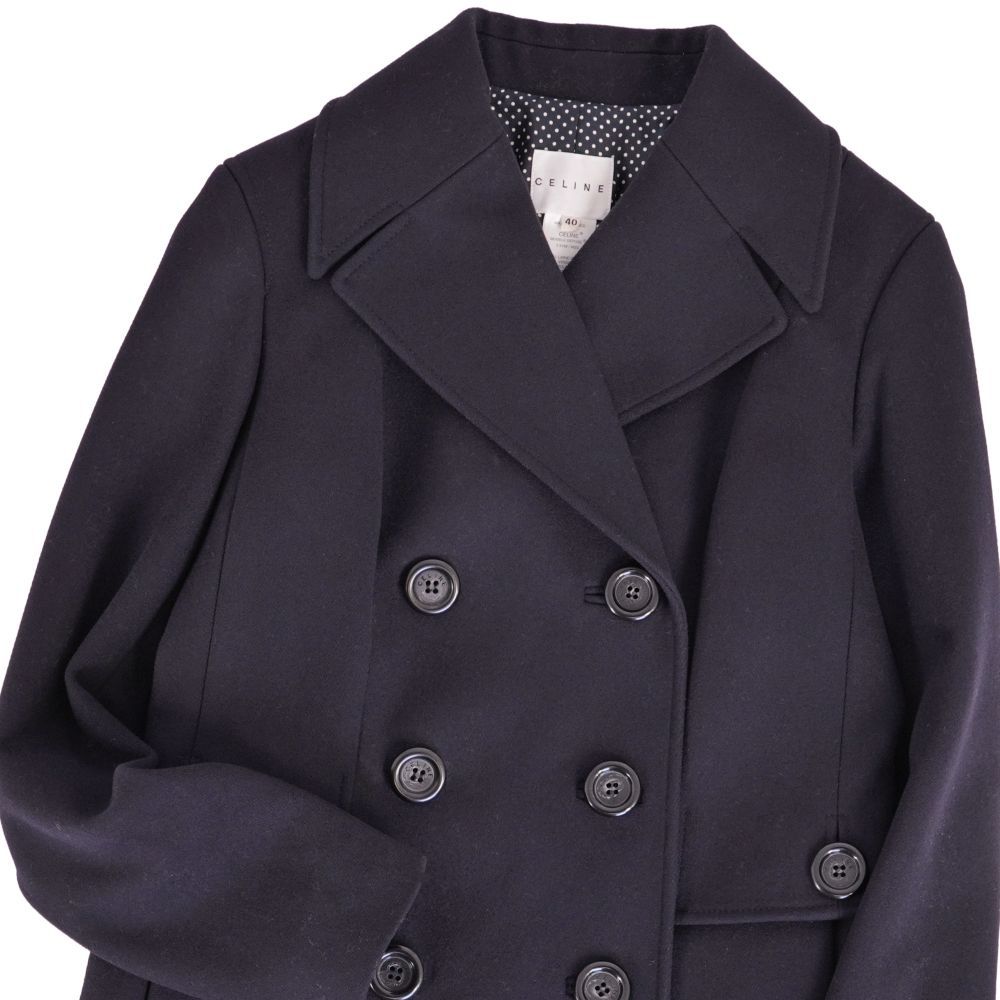 Celine Vintage Coat Double Breasted Long — view 2