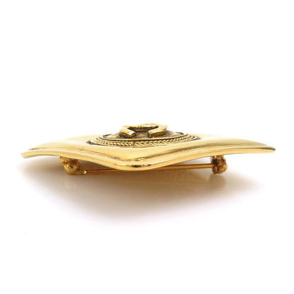 Chanel Brooch CC Logo — view 2