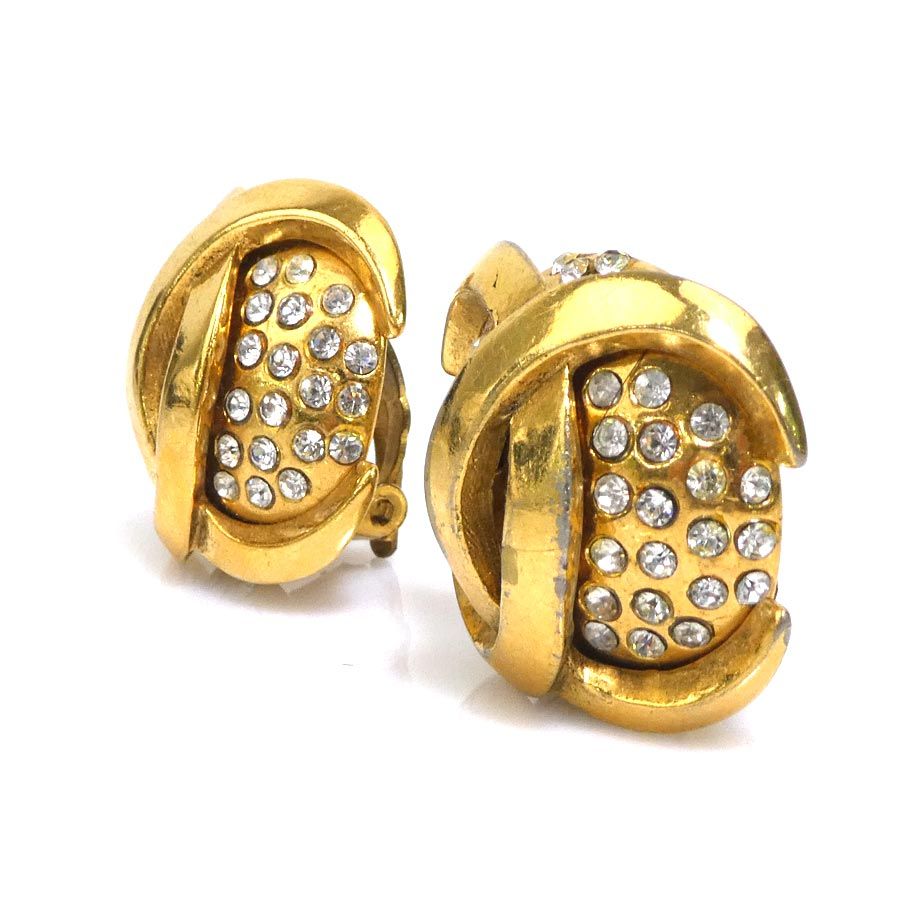 Chanel Earrings CC Logo — view 3